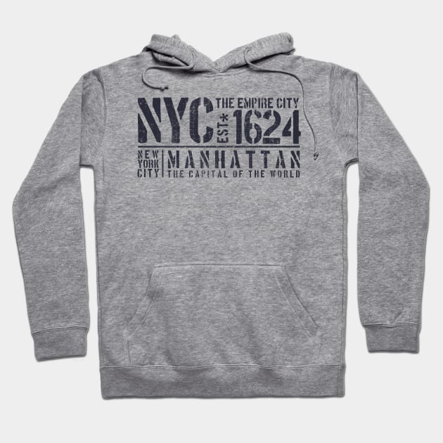 New York City Hoodie by Designkix